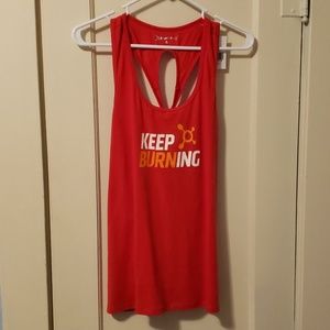 Red orangetheory workout tank